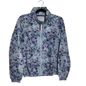 Vera Bradley Floral Zip Up Lightweight Jacket Sz M NWT